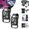 Nanozoom 200x Magnification Zoom, Nanozoom High-Tech Clip-On Lens Turns Any Smartphone Into A Pro-Microscope, Phone Microscope with CPL Lens/LED Light, 200x Pocket Microscope Camera (2pcs-Black) view 1