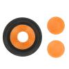 Paper Speaker Cone Subwoofer Cones Drum Paper 0.8 Inches Inner Diameter with Rubber Surround Orange for 3 Inches Speaker view 1