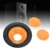 Paper Speaker Cone Subwoofer Cones Drum Paper 0.8 Inches Inner Diameter with Rubber Surround Orange for 3 Inches Speaker view 2