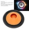 Paper Speaker Cone Subwoofer Cones Drum Paper 0.8 Inches Inner Diameter with Rubber Surround Orange for 3 Inches Speaker view 4