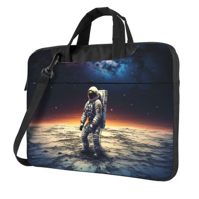 BTCOWZRV Laptop Bag 13-15.6 inch Laptop Shoulder Bag for Men Women Lost Alone Astronaut Computer Bag Messenger Bag for Work
