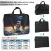 BTCOWZRV Laptop Bag 13-15.6 inch Laptop Shoulder Bag for Men Women Lost Alone Astronaut Computer Bag Messenger Bag for Work view 3