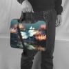 Laptop Bag 13-15.6 inch Laptop Shoulder Bag for Men Women Dragonfly with Water Lily Computer Bag Messenger Bag for Work view 2