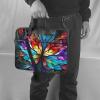Laptop Bag 13-15.6 inch Laptop Shoulder Bag for Men Women Rainbow Butterfly Computer Bag Messenger Bag for Work view 2