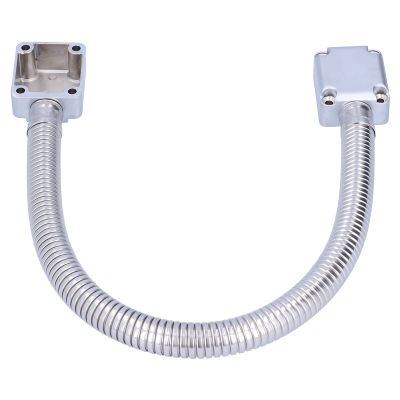 Beufee Armored Door Cord, Wire Conduit Flexible Gooseneck Door Cable Protector Access Wire Protector Flexible Armored Door Loop Wire Protector