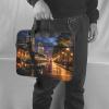 Laptop Bag 13-15.6 inch Laptop Shoulder Bag for Men Women Portland at night Computer Bag Messenger Bag for Work view 2