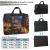 Laptop Bag 13-15.6 inch Laptop Shoulder Bag for Men Women Portland at night Computer Bag Messenger Bag for Work view 3