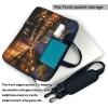 Laptop Bag 13-15.6 inch Laptop Shoulder Bag for Men Women Portland at night Computer Bag Messenger Bag for Work view 4