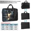 Laptop Bag 13-15.6 inch Laptop Shoulder Bag for Men Women Sea and tree in the night Computer Bag Messenger Bag for Work view 3