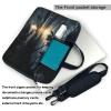 Laptop Bag 13-15.6 inch Laptop Shoulder Bag for Men Women Sea and tree in the night Computer Bag Messenger Bag for Work view 4