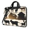 Laptop Bag 13-15.6 inch Laptop Shoulder Bag for Men Women Lodge Animals Computer Bag Messenger Bag for Work view 1