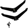 DirectNine Basics OEM Part - TV Base Stand Legs Compatible with VIZIO 24"" Base Tabletop TVs Stand for Models D24f-J09 (D24fJ09) Screws Included, black, D24H-J09 (D24HJ09) view 1