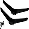 DirectNine Basics OEM Part - TV Base Stand Legs Compatible with VIZIO 24"" Base Tabletop TVs Stand for Models D24f-J09 (D24fJ09) Screws Included, black, D24H-J09 (D24HJ09) view 3