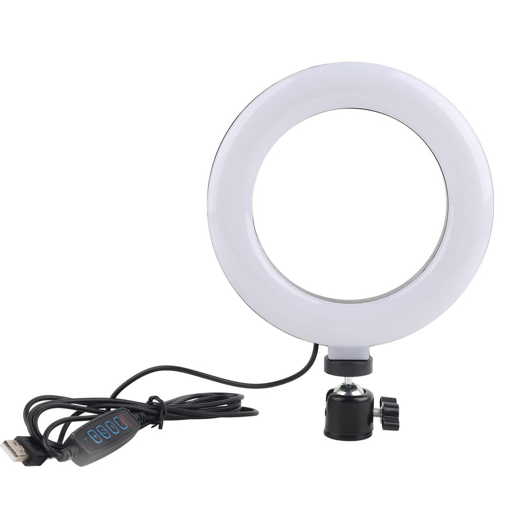 Beufee Ring Light, 6 Inch Selfie Light Video Conference Lighting Kit