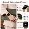 Smart Watch for Women Fitness Tracker: Gold Smart Watches for Women Digital Mens watches Make/Answer Call Waterproof Running Smartwatch Android Phone iPhone Samsung Compatible Heart Rate Monitor view 2