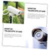 Veemoon 360degree Security Camera Mount Telescopic Bracket for Indoor Outdoor Use Aluminum Alloy Easy Installation Compatible with Cameras view 4