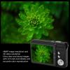Depisuta 4K Digital Camera, 48MP 8X Digital Zoom Autofocus Auto Beauty Anti Shake Vlogging Camera with 2.7 Inch Screen and Fill Light Rechargable Portable Compact Small Camera for Teens, Black view 3