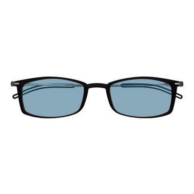 Always With You ThinOptics Blue Light Blocking Reading Glasses for Computers & Screens - Ultra Lightweight and Durable - Rectangular Black 2.5x