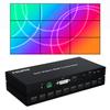 Video Wall Controller 33 HDMI Video Wall Splicing Processor 1080P 9-Channel TV Wall Processor 3x1 3x2 21 2x2 2x3 2x4 Multi-Video Processor with Output Audio IR RS232 Buttons Push for 9 Screens view 1