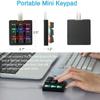 Macro Keypad 9 Keys Mechanical Keyboard Backlit Portable Programmable Single-Handed Mini Gaming Keypad for OSU Electric Contest Game PC Laptop MAC Win Geeker Outemu Programmable Setting Red Switch view 2