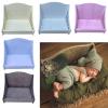 Ldbuejiaja Photography Props Wooden Bed Baby Photoshoot Props Bed Baby Photo Wood Bed for Photography Baby Sofa Baby Photoshoot Props Baby Accessories Wood Photo Photo view 3