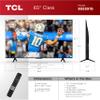 TCL 65-Inch Class S5 4K UHD LED Smart TV with Google TV (65S551G, 2024 Model), Google Assistant Built-in with Voice Remote, Compatible with Alexa, Streaming Television view 3