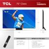 TCL 75-Inch QM85 QLED 4K Smart QD-Mini LED TV with Google TV (75QM851G, 2024 Model) Dolby Vision IQ HDR, Dolby Atmos, Game Accelerator up to 240Hz, Voice Remote, Works with Alexa, Streaming Television view 3