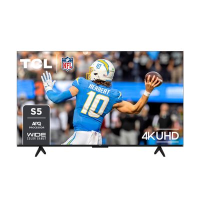 TCL 50-Inch Class S5 4K UHD LED Smart TV with Google TV (50S551G, 2024 Model), Google Assistant Built-in with Voice Remote, Compatible with Alexa, Streaming Television