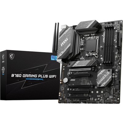 MSI B760 GAMING PLUS WIFI motherboard Intel B760 LGA 1700 ATX (Renewed)