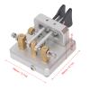 Double Paddle Morse Code Key with 3.5mm Interface for Shortwave Radio view 2