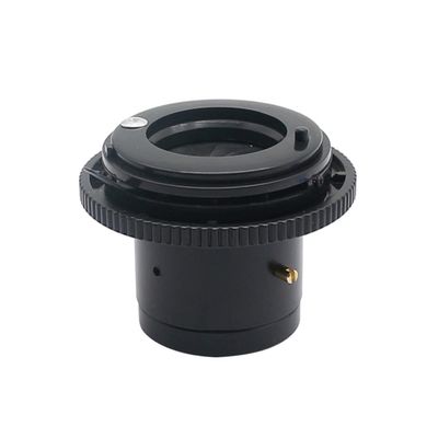 JOEBO Microscope Kit 1.25mm Biological Microscope Collecting Mirror Lens, with Iris Diaphragm Microscope Lens Adapters (Color : Type 1)