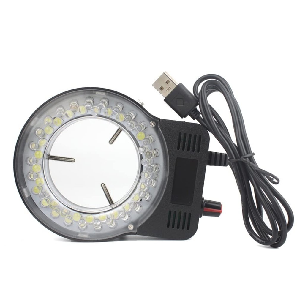 JOEBO Microscope Kit 1080P 14MP HDMI Industrial Video Microscope Camera Industry C Mount Camera Microscope Lens Adapters (Color : USB LED Ring Light)