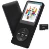 MP3 Player 32GB Music Player Voice Recorder with Speaker Earphone Portable HiFi Lossless Sound E-Book HD Screen 1.8 inch Support up to 128GB (Earphones Include) view 1