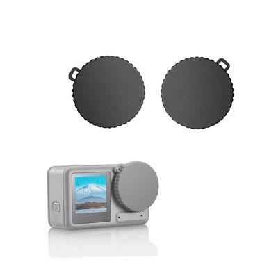 2 Pack Silicone Lens Cap Fit for Action 3 / Action 4 Sports Camera Accessories Protective Lens Dust Cover