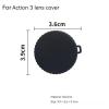 2 Pack Silicone Lens Cap Fit for Action 3 / Action 4 Sports Camera Accessories Protective Lens Dust Cover view 4