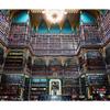 Canessioa Library Interior Backdrop Royal Library of Portugal Backdrop Rio de Janeiro Landmarks Bookshelf Photography Background 10x10ft300x300cm Banner Photo Studio Props view 3