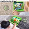 BILLISGOVA New Kids Case for iPad Pro 12.9 Case Super Protection iPad Pro 12.9 inch 6th 5th 4th 3rd Cover with Pencil Holder and Handle Stand for iPad Pro 12.9 2022 2021 2020 2018 Green view 4