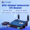 PUSR Global Band Industrial 4G LTE Router with 1*WAN/LAN,1*LAN GPS Function Enhanced OPENVPN RS485 Serial Port Support WiFi and Remote Access, Batch Configuration, Alarm Pushing USR-G806s-G view 3