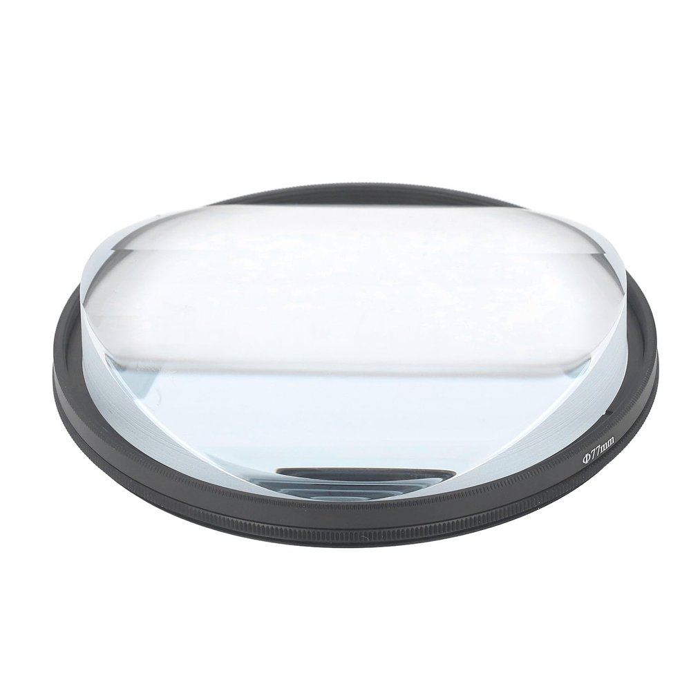 ANGGREK Foreground Bokeh Effect Filter, MRC Coating, Fractal Filter Optical Glass Centerfield Motion Effect Prism, Oil Included Adapter Ring, for Micro SLR Camera
