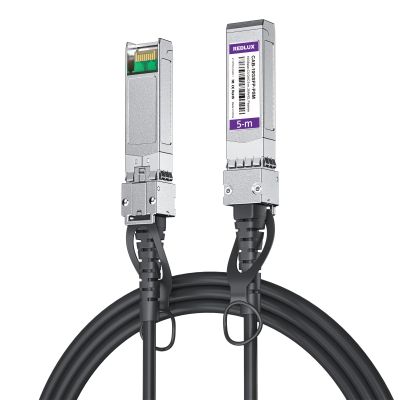 REDLUX 10G SFP+ DAC Passive Twinax Cable, 26AWG, 5-Meter(16ft)