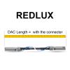 REDLUX 10G SFP+ DAC Passive Twinax Cable, 26AWG, 5-Meter(16ft) view 3