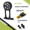 JRC Components Stealth+ Premium Stem Mount (for Garmin) and Computer Mount Adaptor view 2