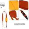MOLUCKFU Camera Shoulder Sling Strap Pu Neck Strap for and Outdoor Use Comfortable Design for Reduced Pressure Neck and Shoulders Card Holder view 3