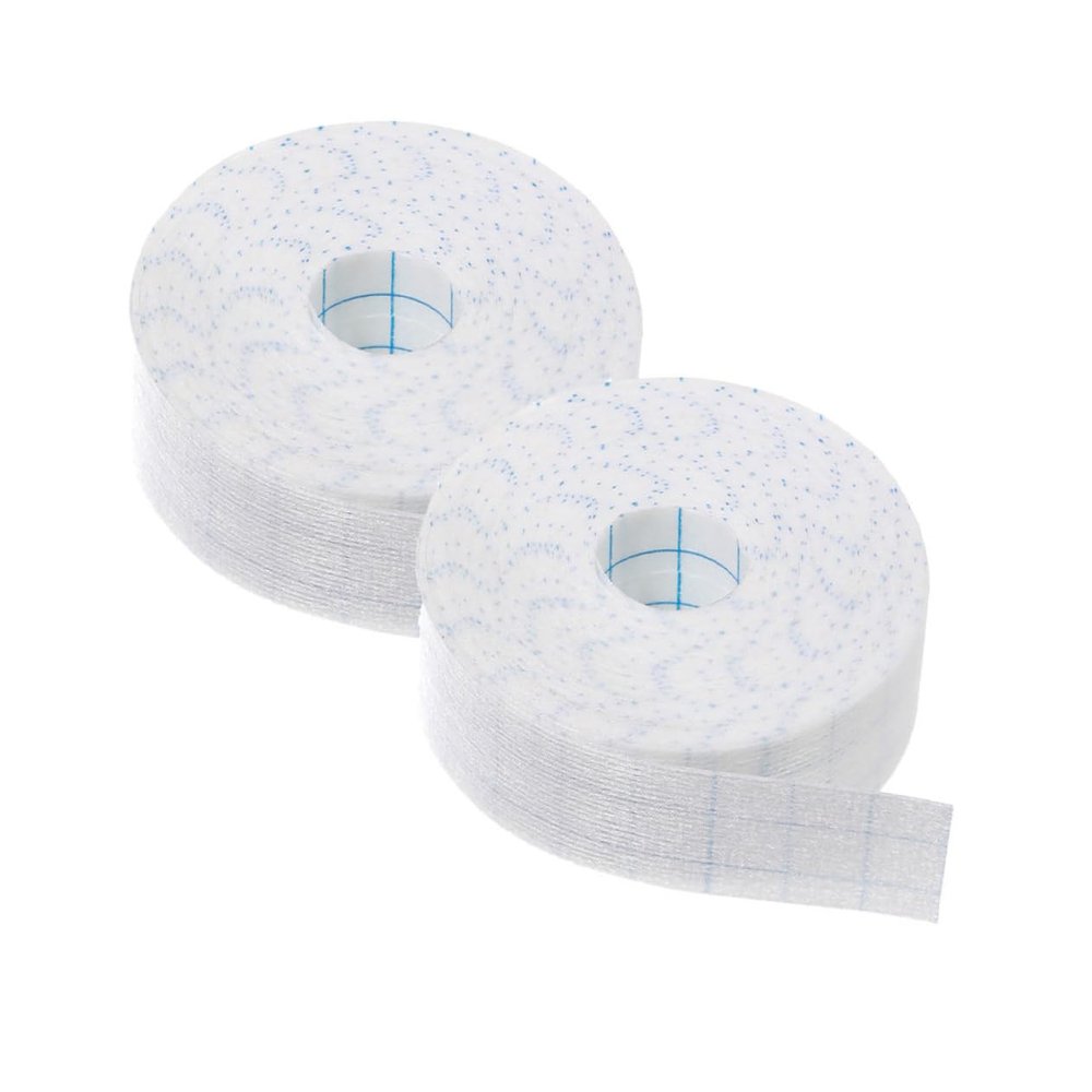 Hohopeti Breathable Hat Sweat Protector 2 Rolls of Cap Sweat Absorbent Pad Non-Woven Fabric Easy to Use for Hard Hats Random Color