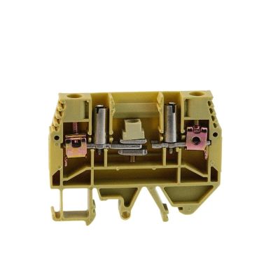 QBDJHWBT WTL6/1S 10Pcs Test Disconnect Screw Connection SAK 6 Mm Wire Electrical Connector DIN Rail Testing Terminal Block WTL 6/1S