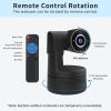 ADKIDO Tiny 4K PTZ Webcam HDR .8" Sensor Auto-Frame Gesture Control Built-in Pickup Support USB Audio and Video Output for Online Meetings, Online Chats, Online Classes, Live Streaming, etc. view 2
