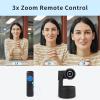 ADKIDO Tiny 4K PTZ Webcam HDR .8" Sensor Auto-Frame Gesture Control Built-in Pickup Support USB Audio and Video Output for Online Meetings, Online Chats, Online Classes, Live Streaming, etc. view 3
