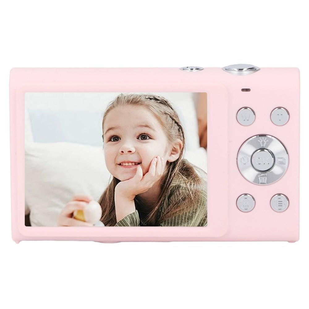 4K Digital Camera, 48MP Compact Camera with 2.8 Inch Screen, 16X Zoom Autofocus, Anti Shake Camera for Travel, Vlogging (Light)