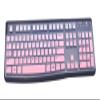 JuYuish Ultra Thin Desktop Silicone Keyboard Cover Skin Protector Compatible with Logitech K120 & MK120 USB Wired Keyboard (Gradient Pink) view 2
