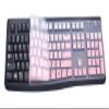JuYuish Ultra Thin Desktop Silicone Keyboard Cover Skin Protector Compatible with Logitech K120 & MK120 USB Wired Keyboard (Gradient Pink) view 3